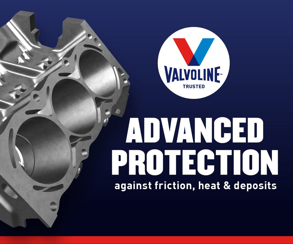 Valvoline oil texture close-up showing smooth synthetic consistency