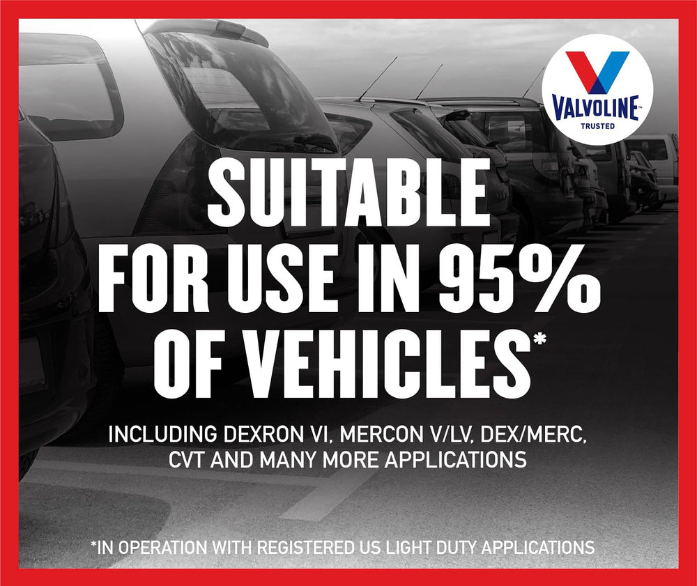 Valvoline ATF being poured into transmission to demonstrate correct application