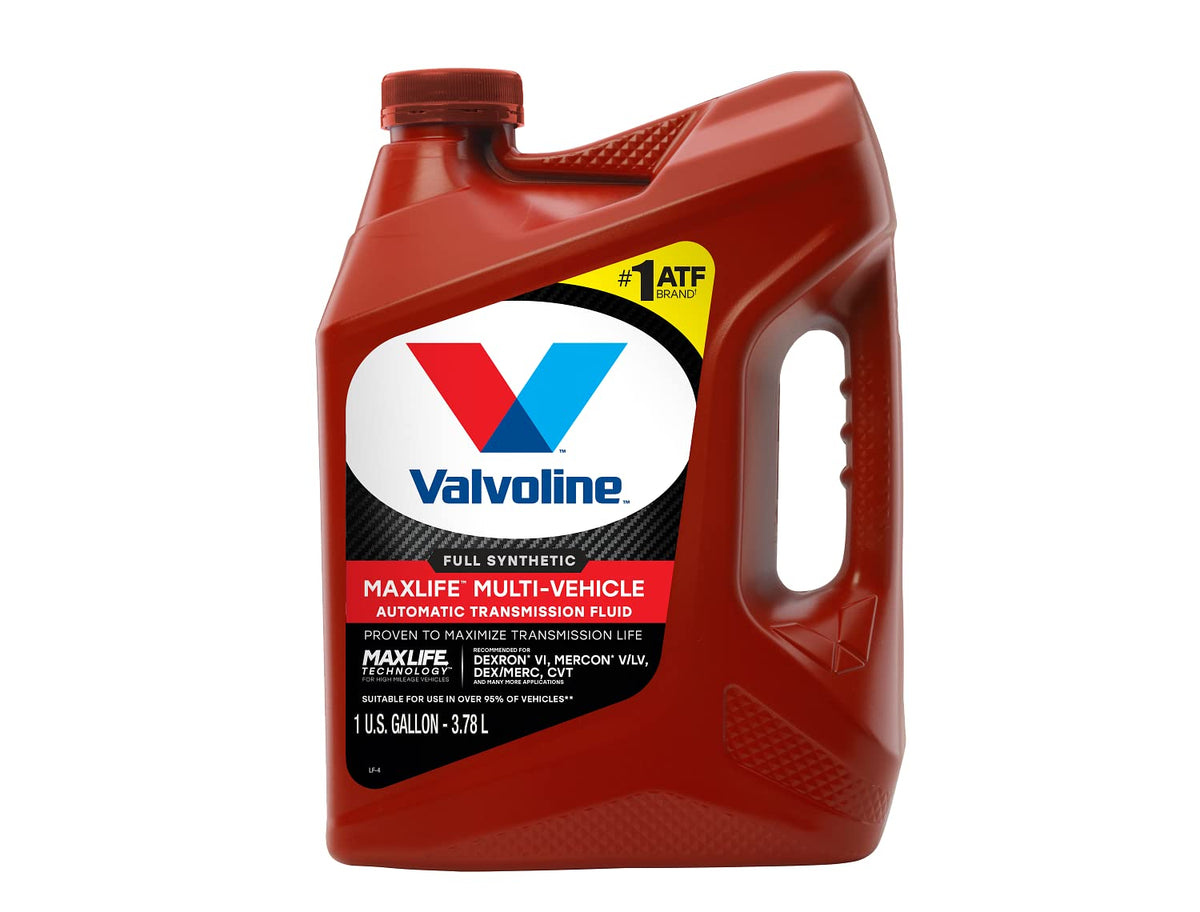 Valvoline MaxLife full synthetic 1 gallon front label showing product benefits