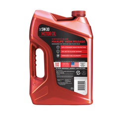 Valvoline close-up pour spout demonstrating controlled, no-spill pouring