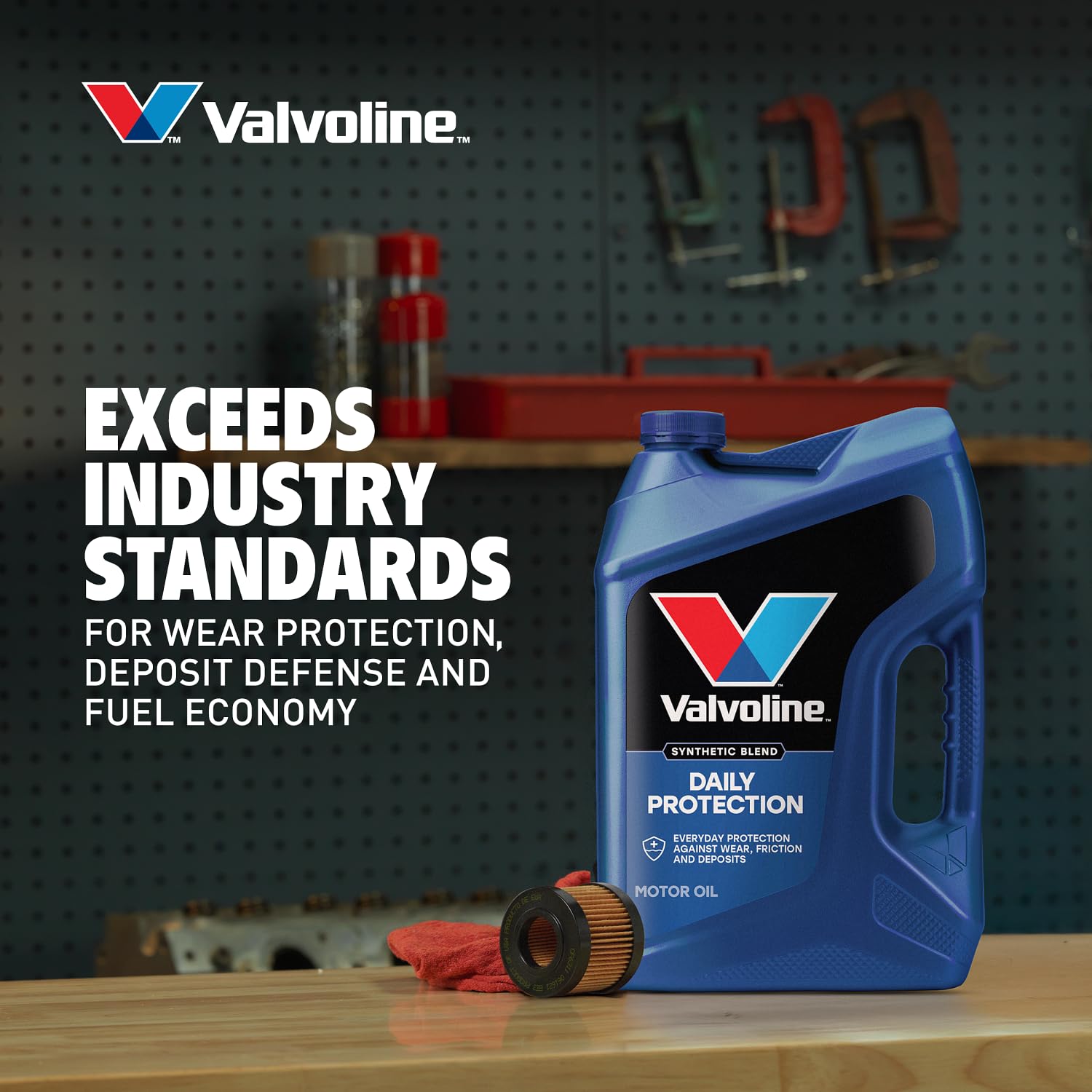 Valvoline under-hood application being added to engine for everyday protection
