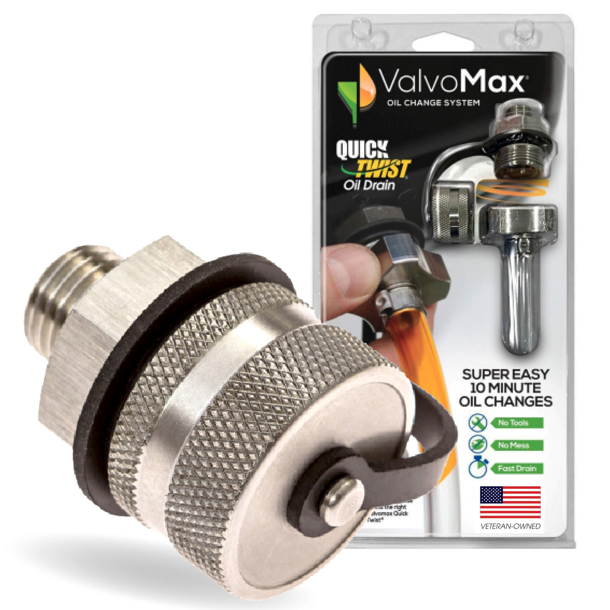 ValvoMax front assembly showing complete kit and fast installation benefit