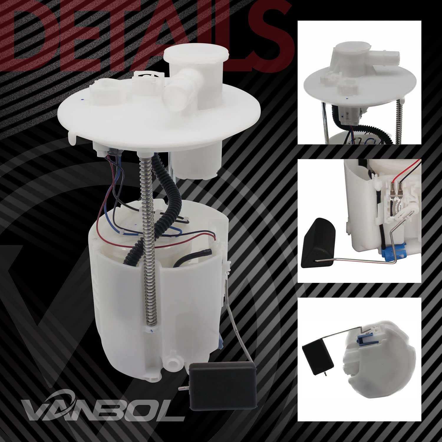 VANBOL pump installed in fuel tank demonstrating straightforward direct-fit replacement