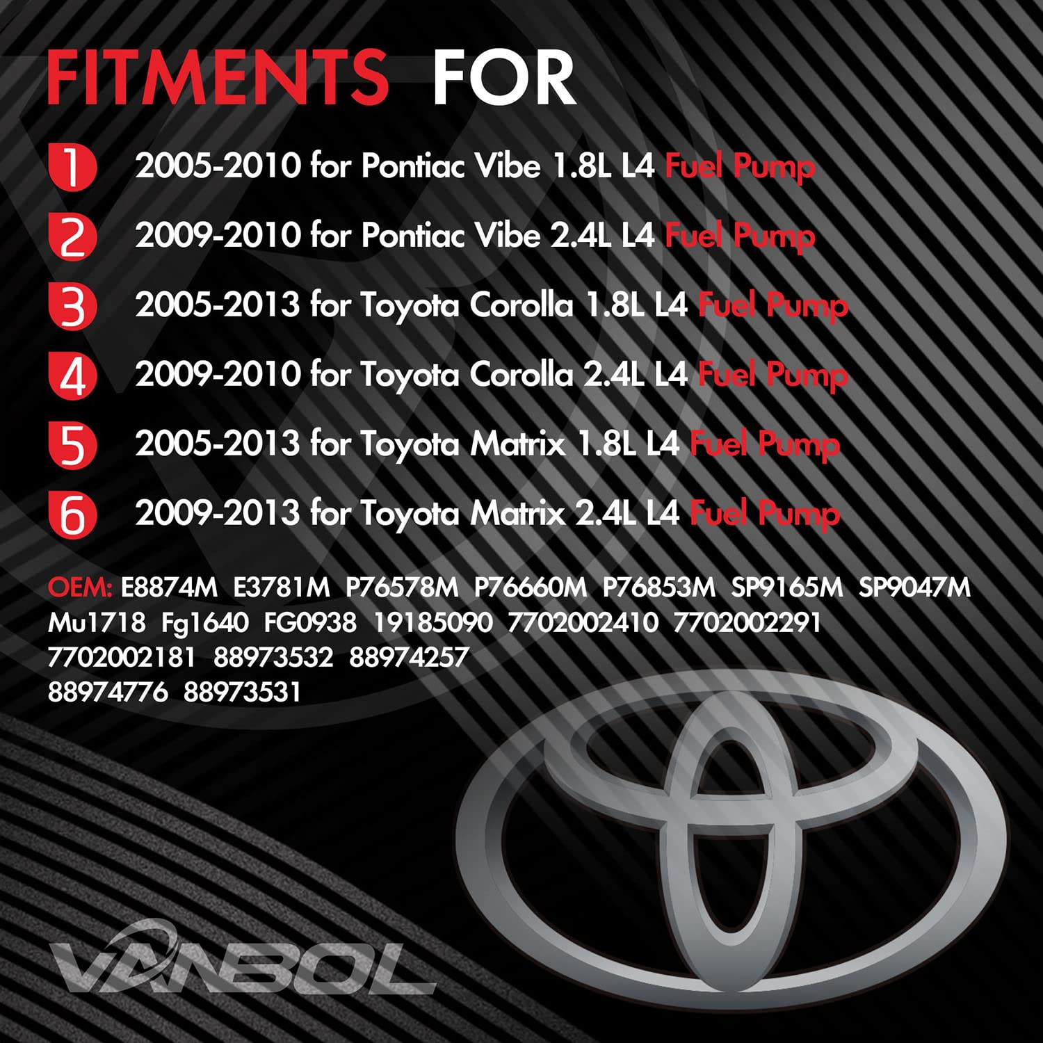 VANBOL top flange and electrical connectors highlighting secure fit and reliable connections