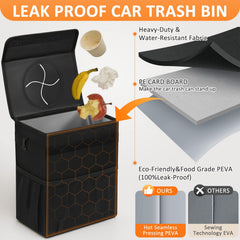 Vankor interior PEVA lining detail for leak-proof cleaning