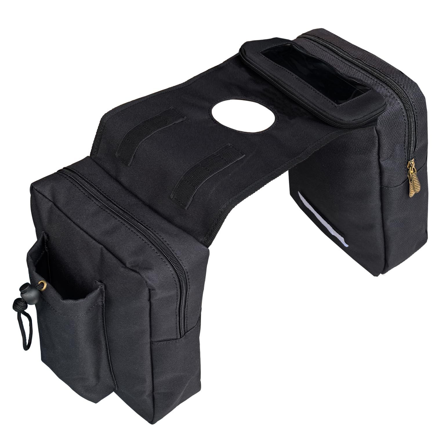 Vanlison open bag showing organized compartments for tablet tools and accessories