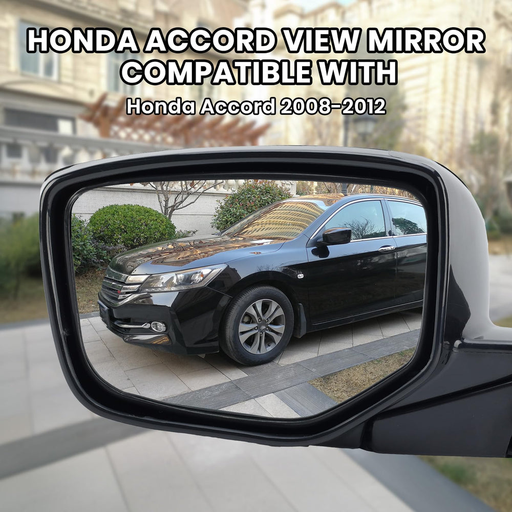 VANLOGY mirror installed on Honda Accord door demonstrating direct-fit replacement