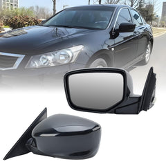 VANLOGY left driver mirror front view showing accurate fit and finish