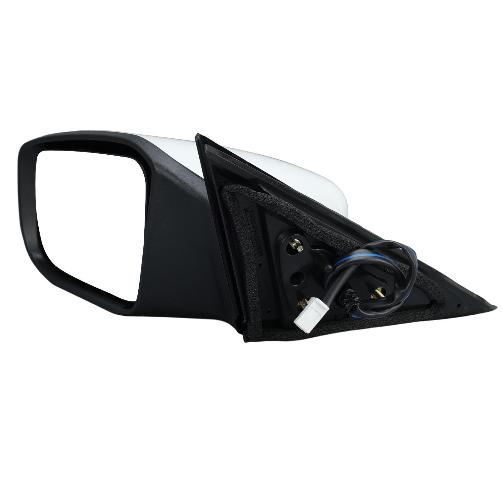 VANLOGY mirror on parked Altima showing restored appearance benefit