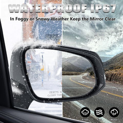 VANLOGY blind-spot indicator close-up showing added safety alert feature