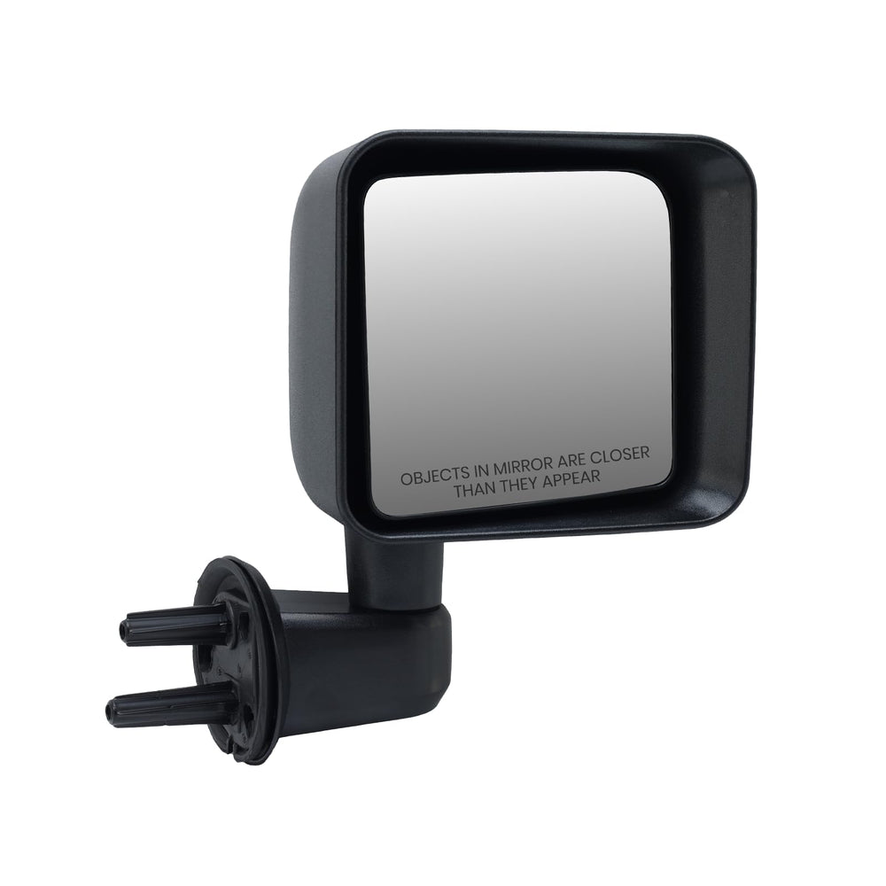 VANLOGY mirror on parked Jeep lifestyle shot showing restored vehicle appearance benefit