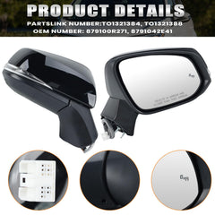 VANLOGY detailed shot of integrated turn signal demonstrating clear visibility