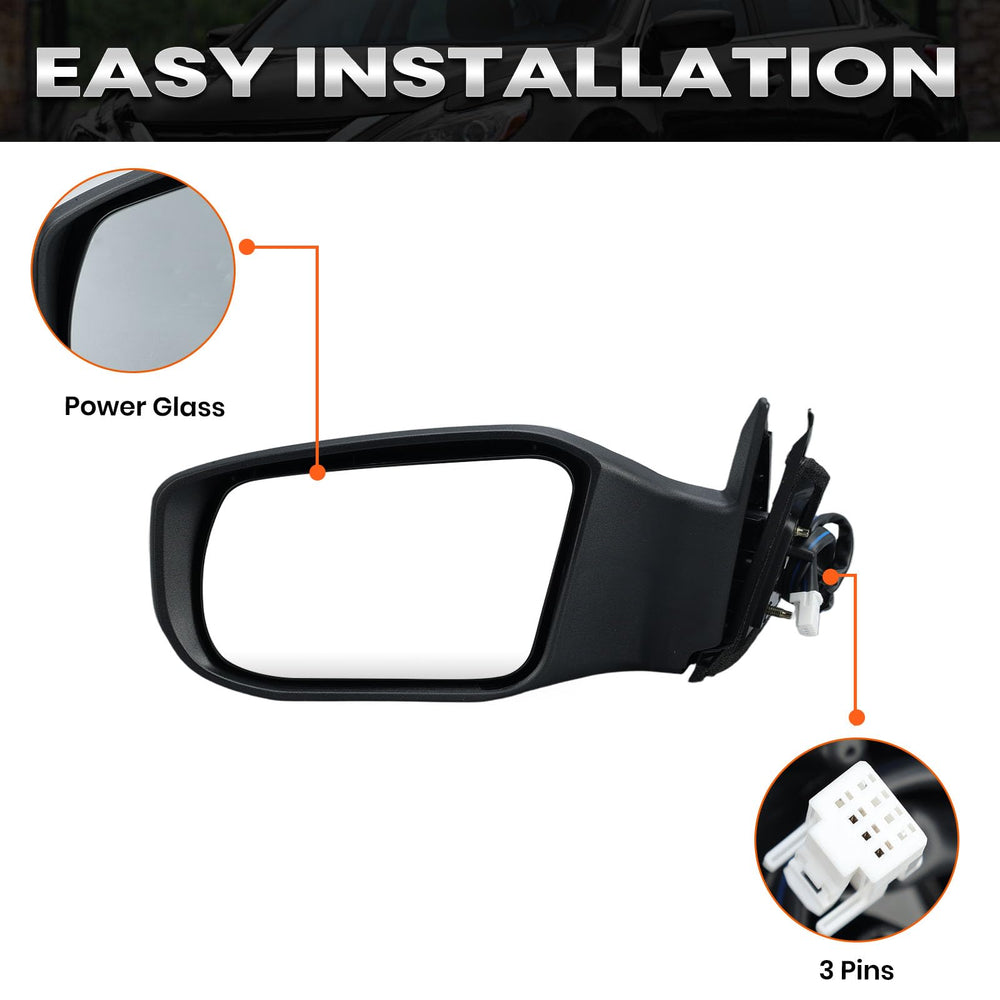 VANLOGY mirror ABS housing close-up showing durable construction benefit