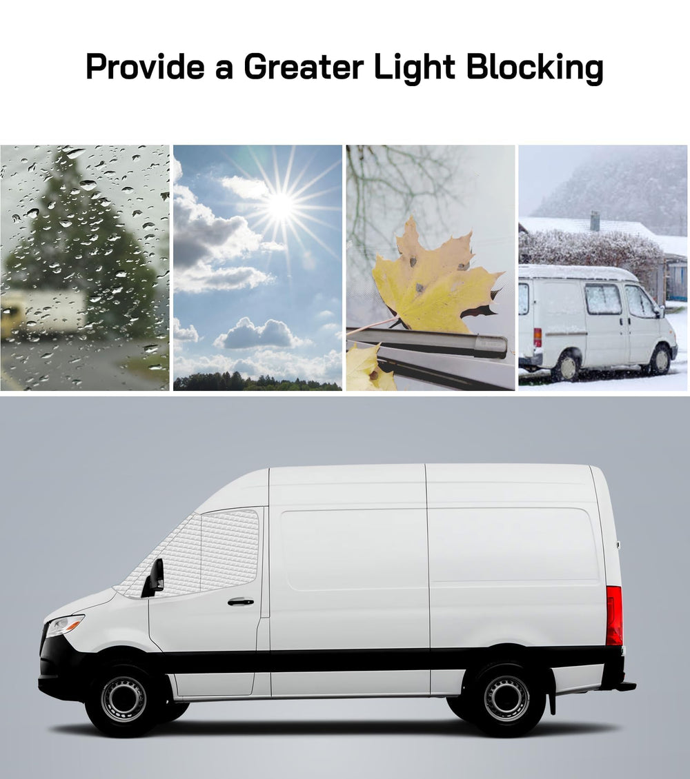 VANNCAMP folded compact storage bundle saving space in vehicle storage