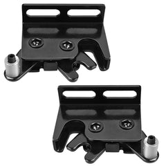 Vanshly front view of both latches showing fit and alignment benefit