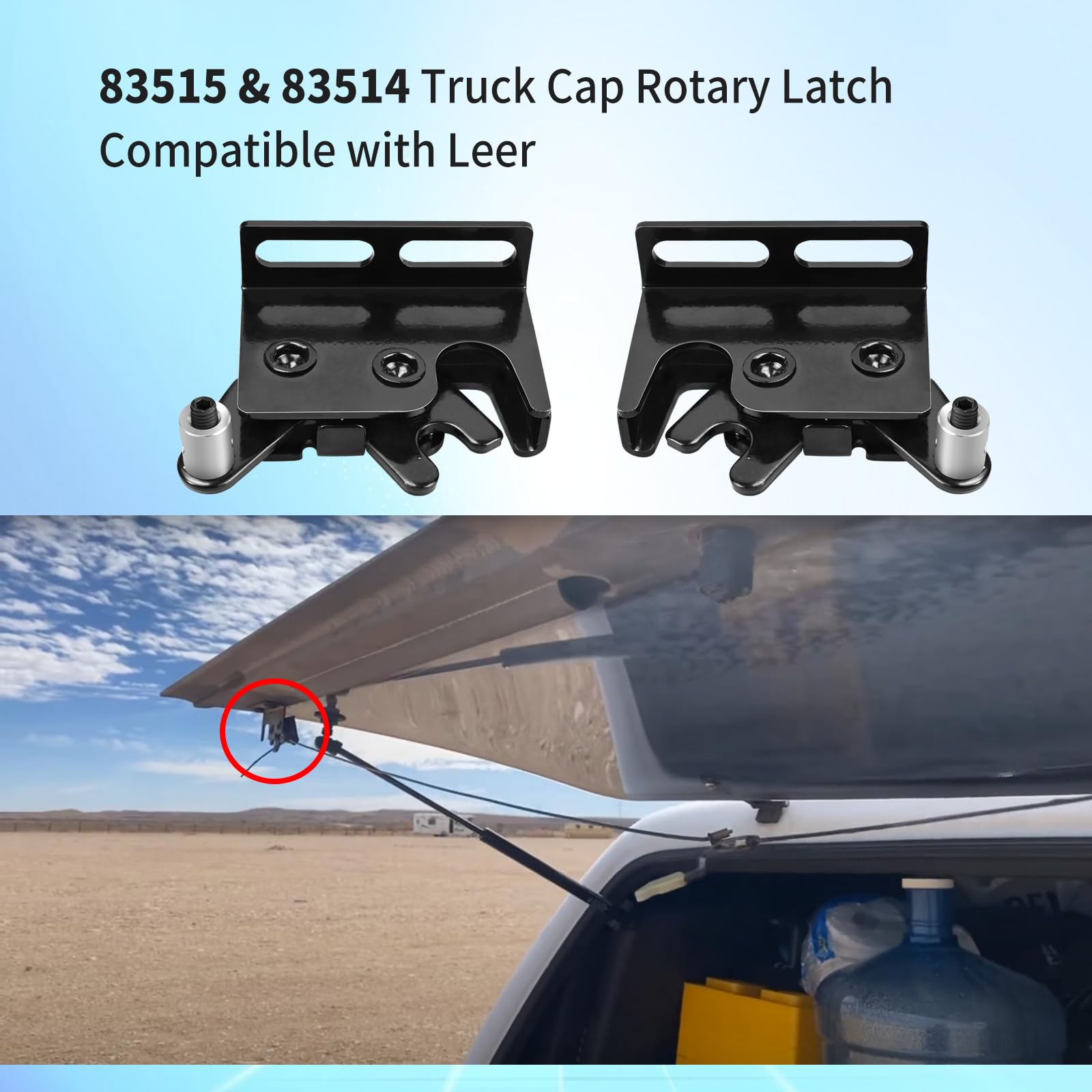 Vanshly close-up of latch mechanism showing durable construction benefit