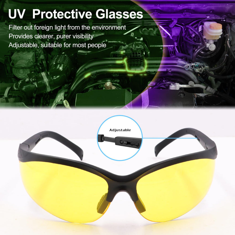 Vansky yellow protective glasses detail enhancing dye contrast and protecting eyes