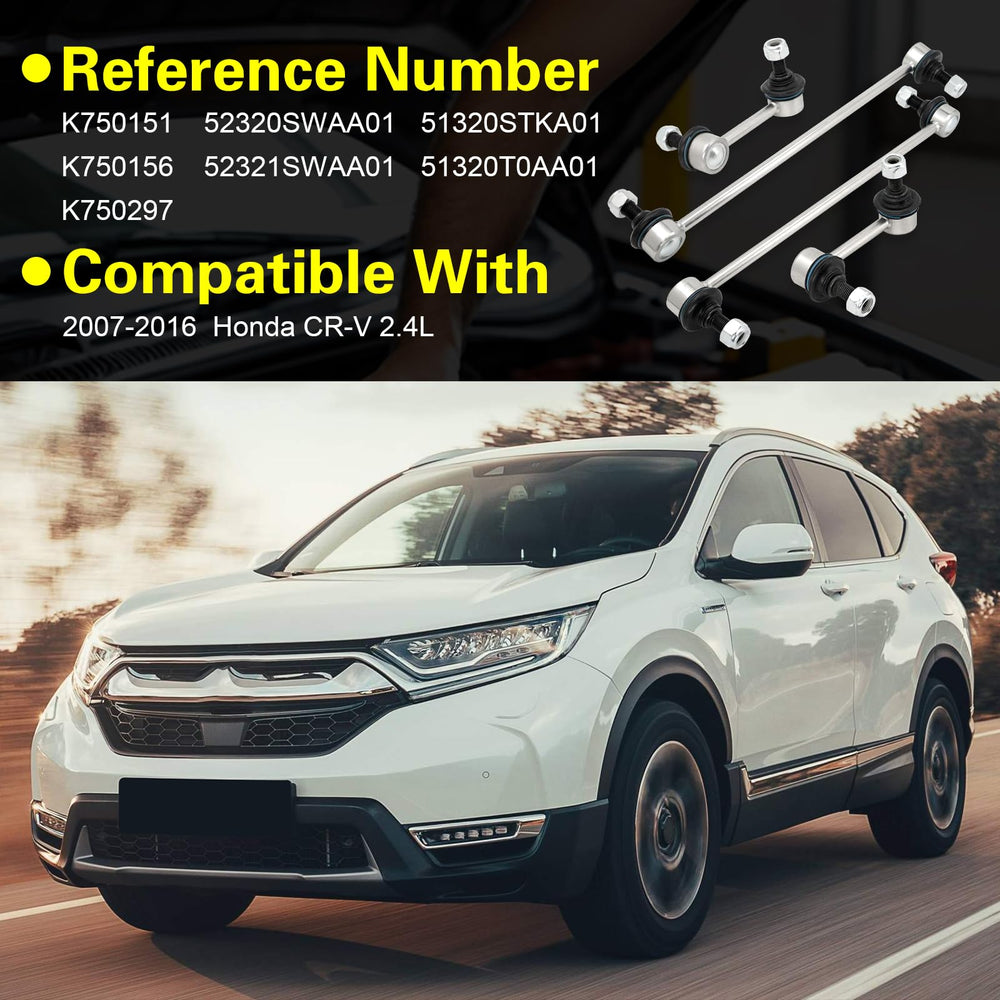 VANUODA front sway bar end link installed on CR-V improving steering stability