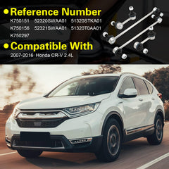 VANUODA front sway bar end link installed on CR-V improving steering stability