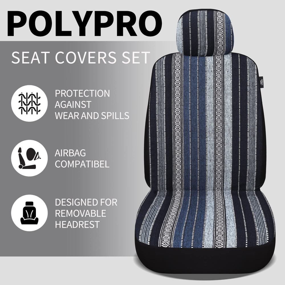 VarCozy seat cover installed in SUV demonstrating universal fit and style