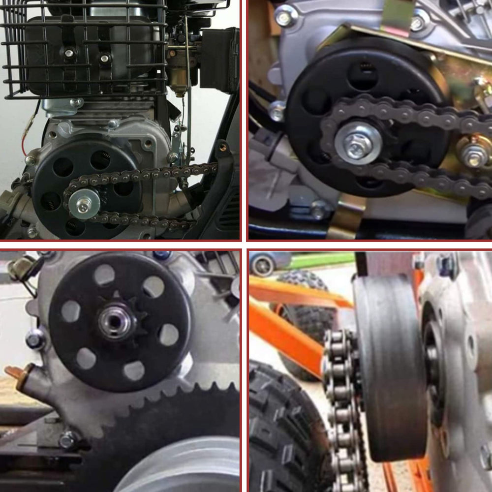 Vashly clutch installed on a weekend go-kart showing real-world use and dependable acceleration