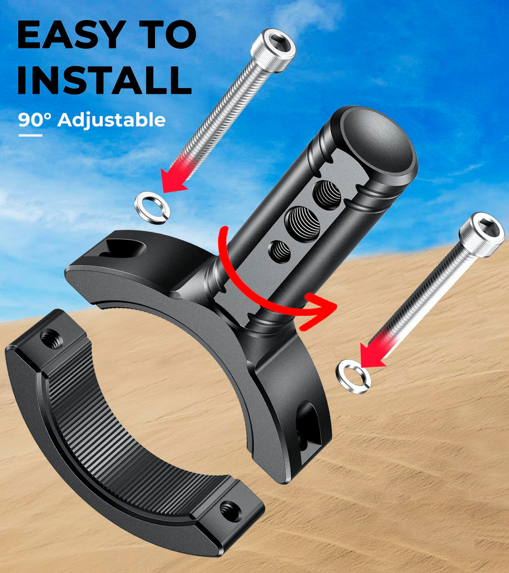 VAZESWIN ATV roll cage installation lifestyle image showing practical off-road use