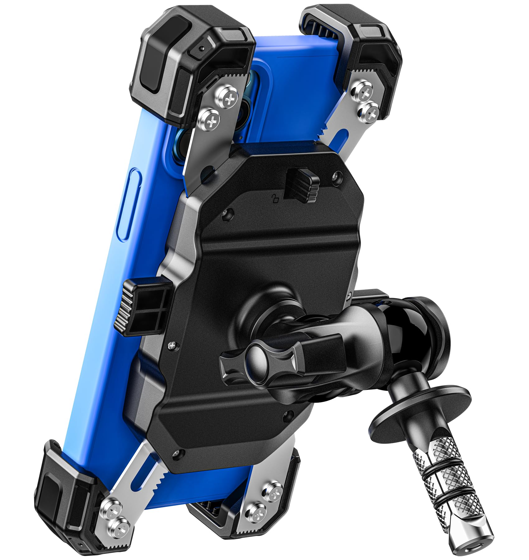 VAZESWIN front view on fork stem showing secure mounting benefit