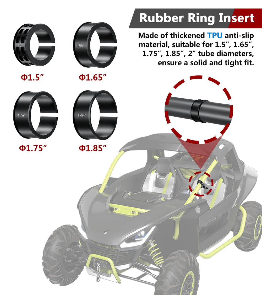 VAZESWIN bracket supporting LED light bar showing stable accessory hold