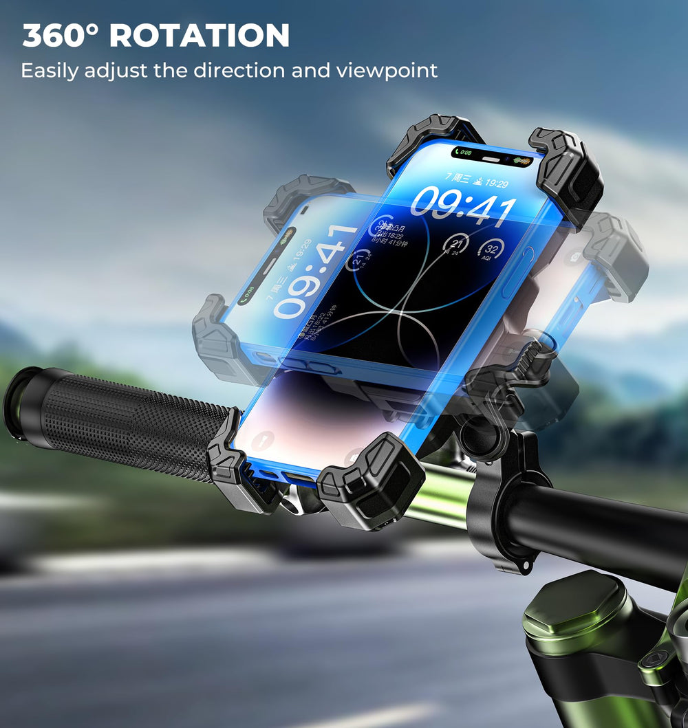 VAZESWIN phone in holder showing non-contact camera area to prevent lens pressure