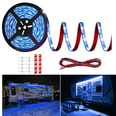 Vbakor front packaging showing full 20ft awning light kit and quick setup benefit