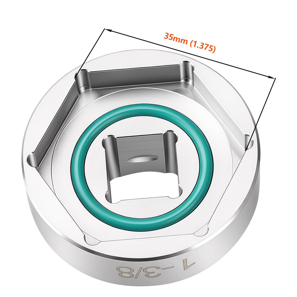 vbaxy fork cap socket with packaging and O-ring displayed to protect chrome surfaces