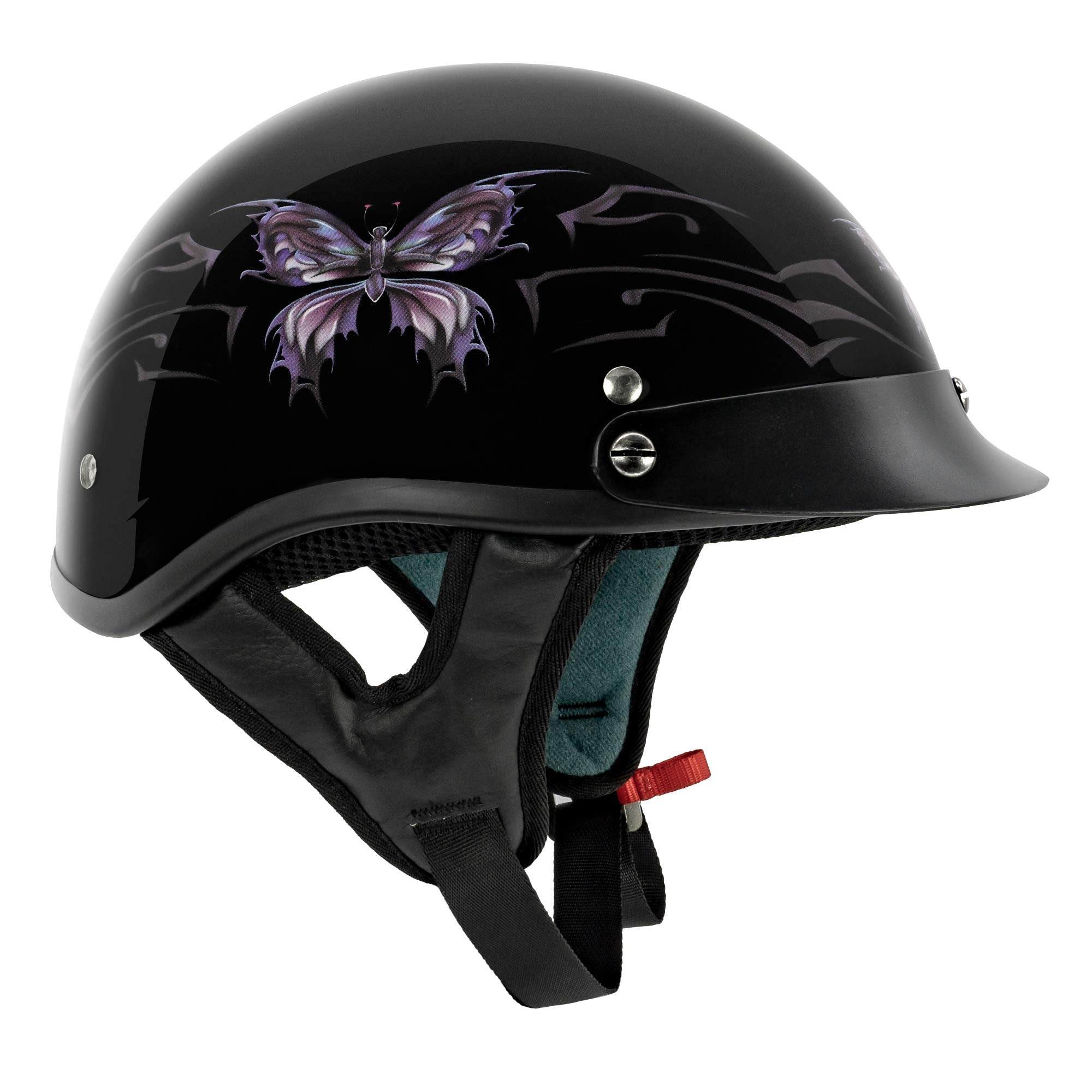 VCAN side view highlighting intricate butterfly accent and sleek cruiser aesthetic