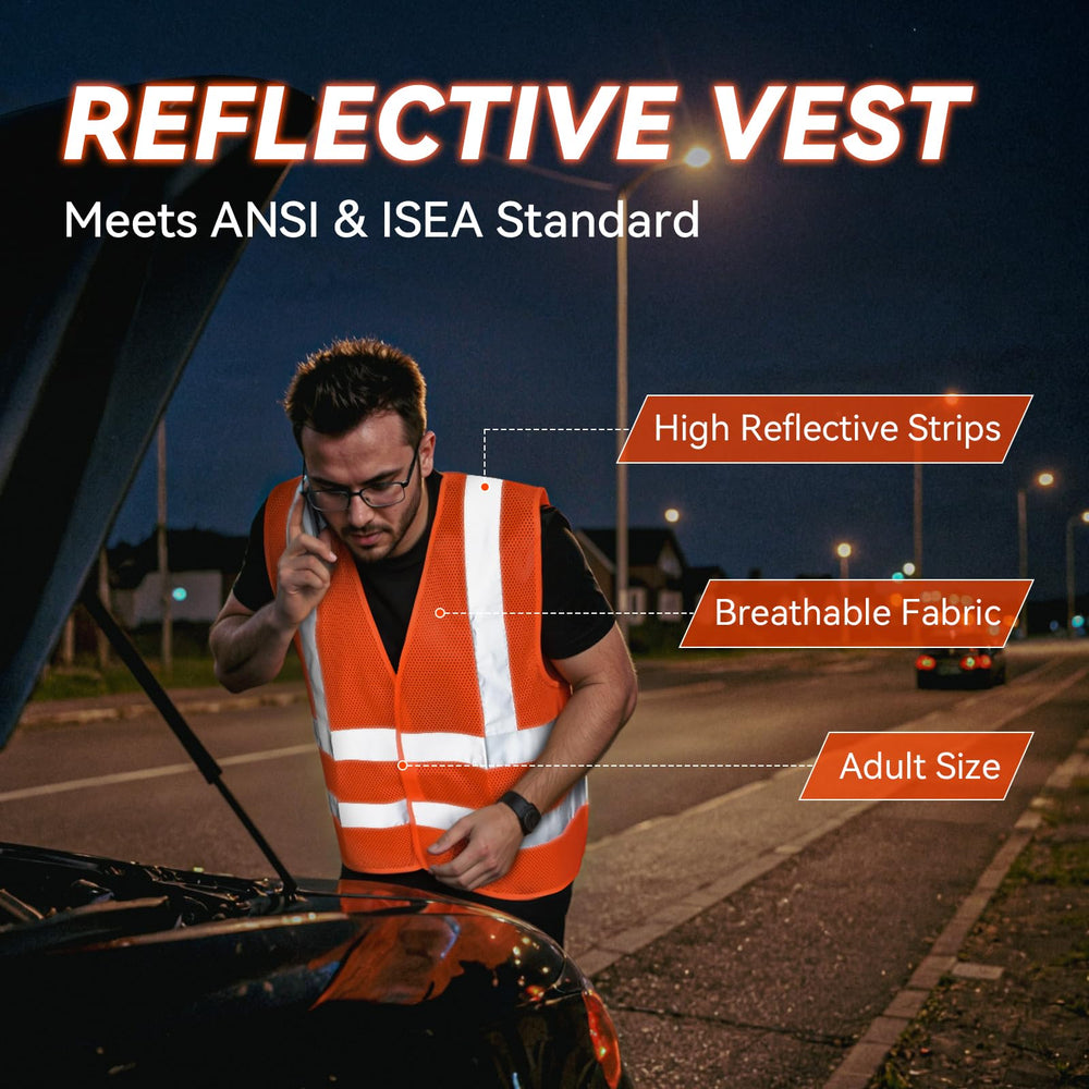 VCANENERGY roadside use at night showing tools in action for safer repairs