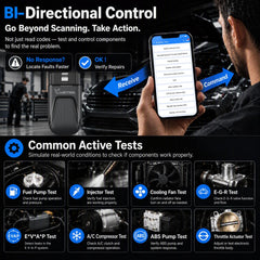 VDIAGTOOL app home screen on smartphone displaying vehicle scan and results