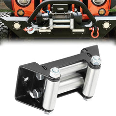 VEEBELL front view roller fairlead showing durable steel body and bolt holes for reliable mounting