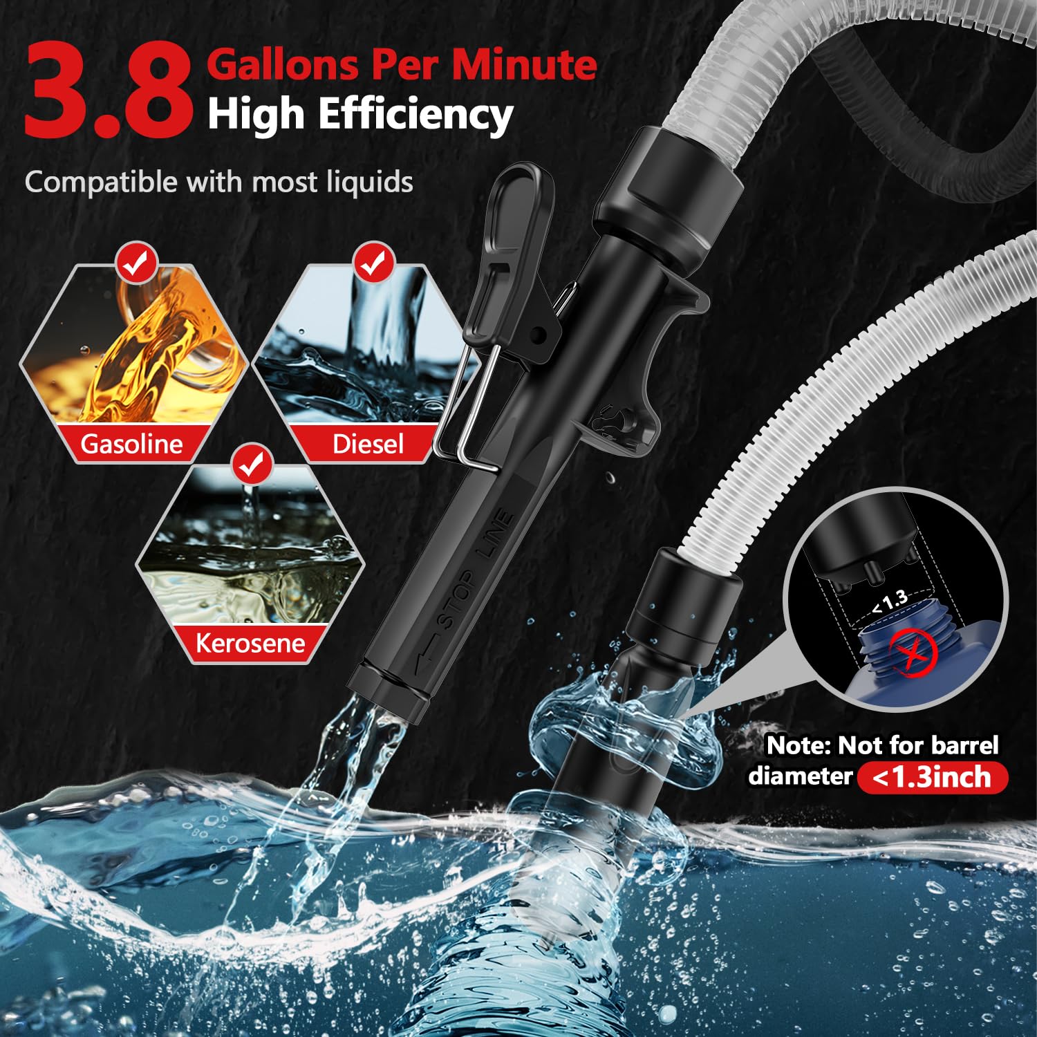 VEECAP pumping fuel into a tank demonstrating auto-stop benefit
