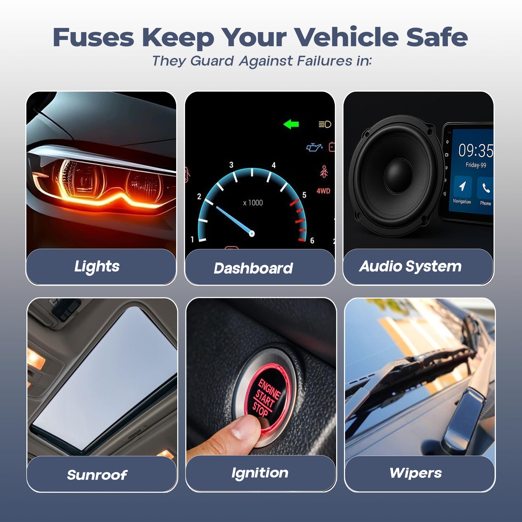 VeeVolt fuse installed in vehicle fuse panel demonstrating easy roadside replacement