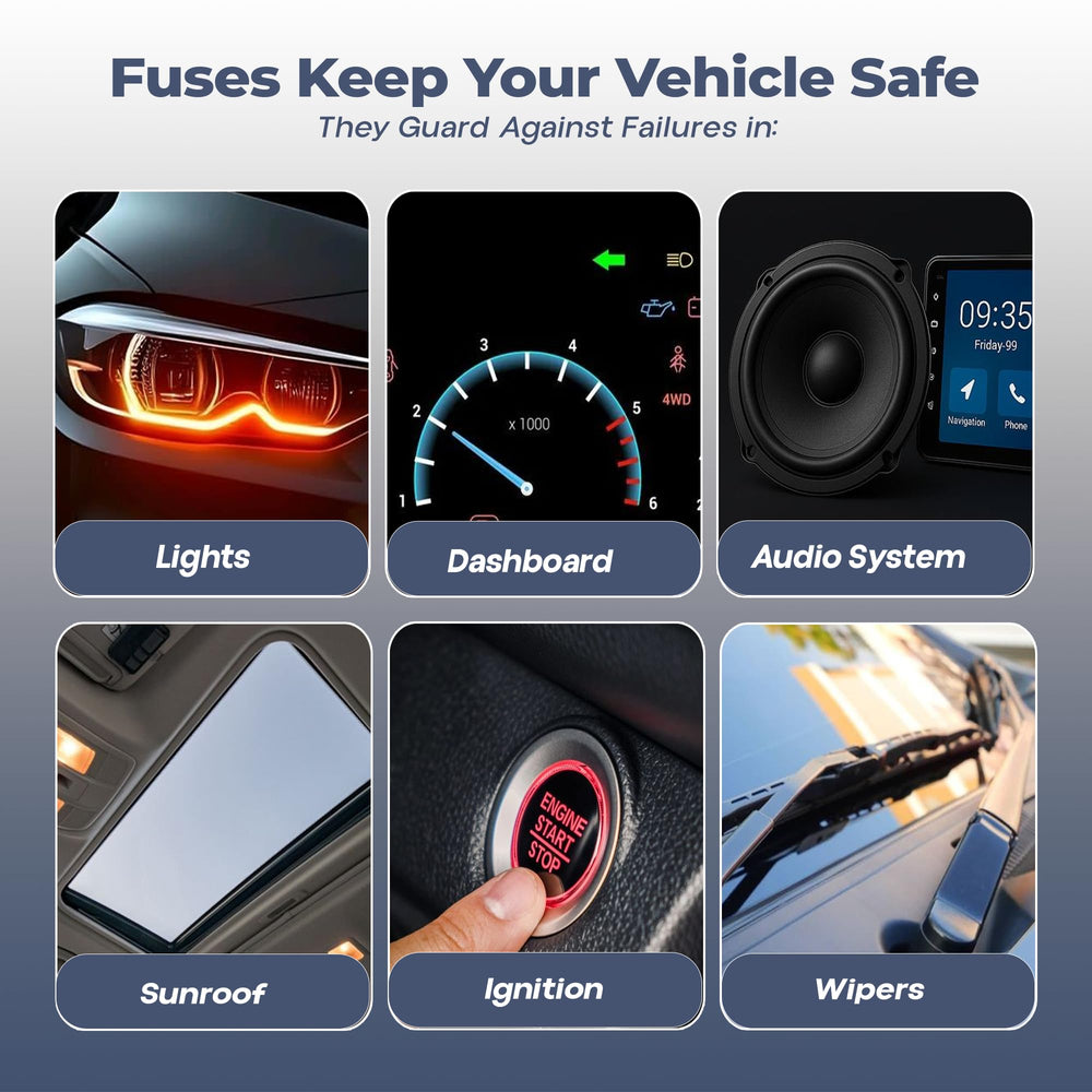 VeeVolt fuse installed in vehicle fuse panel demonstrating easy roadside replacement