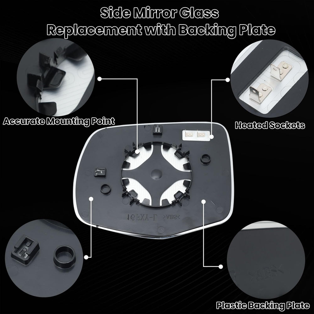 vefix heated backing plate with two contact sockets for quick defrost benefit