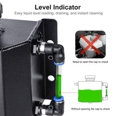 VehiMata cap and top port detail illustrating secure seal and easy access benefit