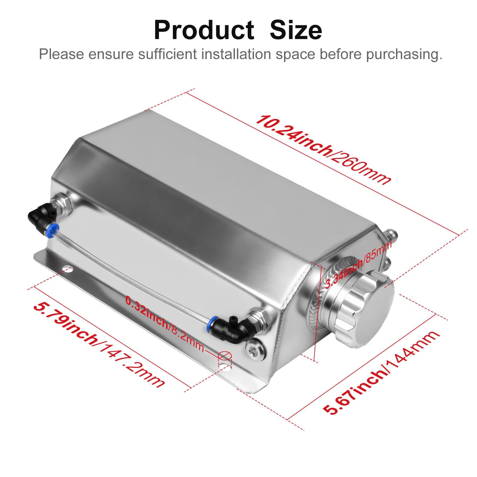 VehiMata bottom drain plug detail demonstrating threaded seal for easy serviceability