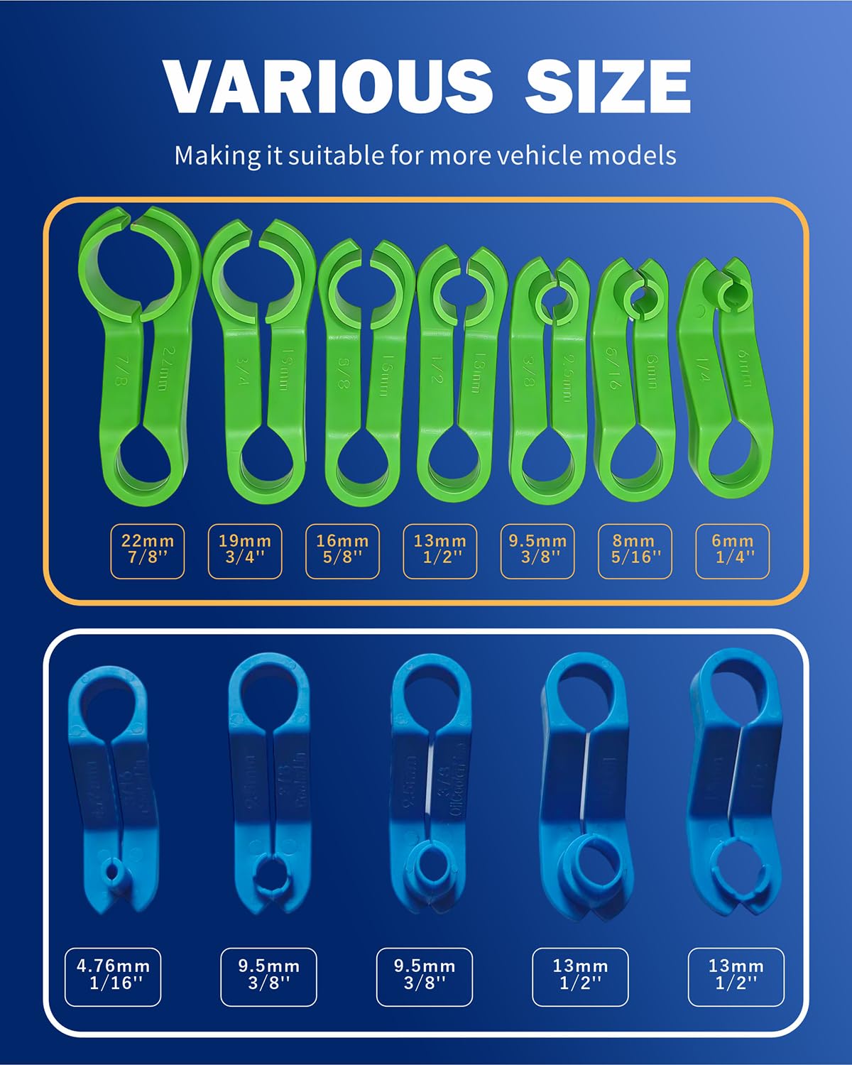 VEHIRETL fuel line disconnect tool installed on a vehicle line for safe separation