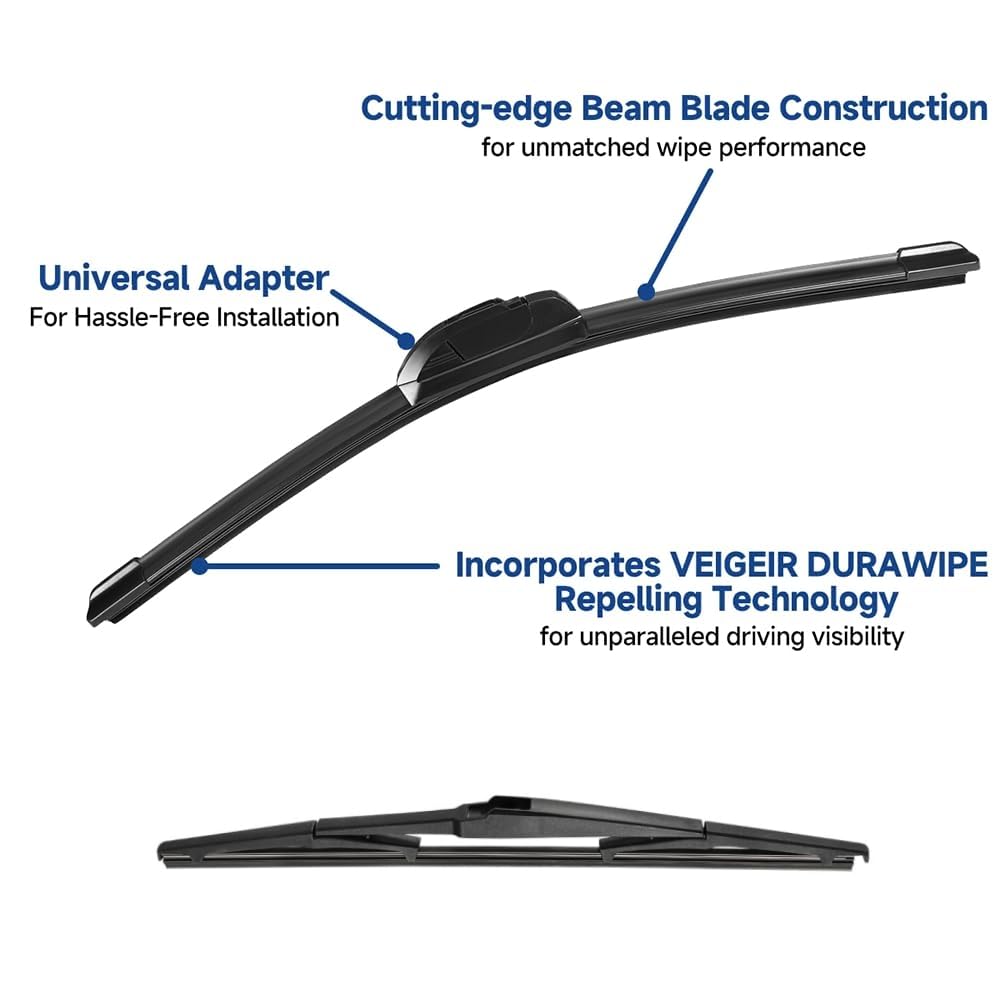 VEIGEIR metal frame and memory spring detail for stable windshield contact