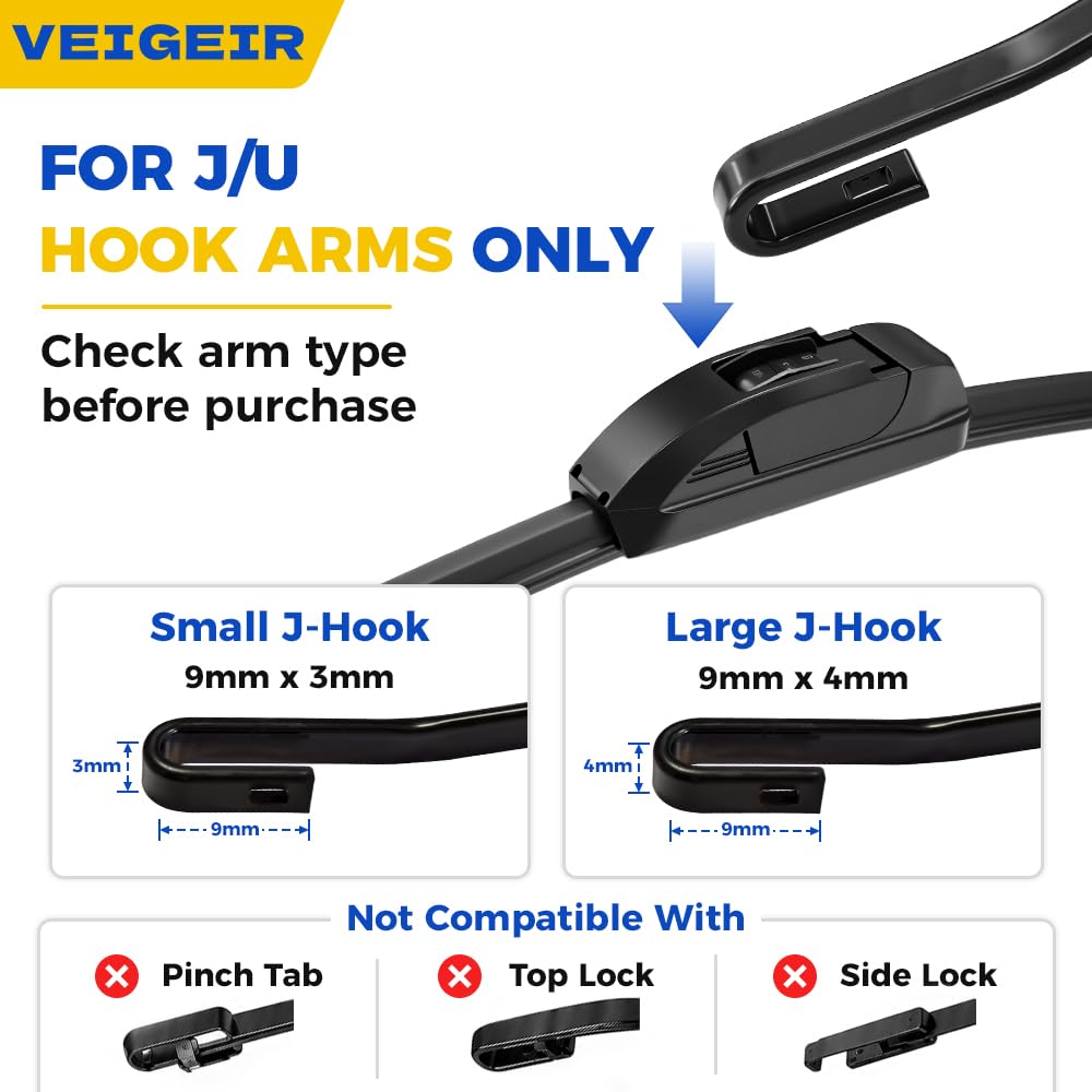VEIGEIR blades installed on Ford F-150 windshield demonstrating clear visibility