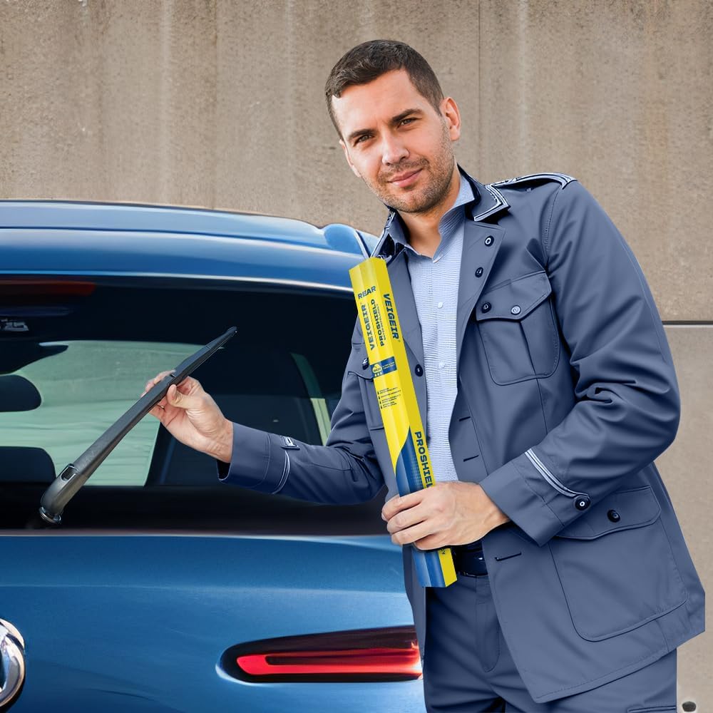 VEIGEIR blades in rainy driving scene improving windshield clarity and safety