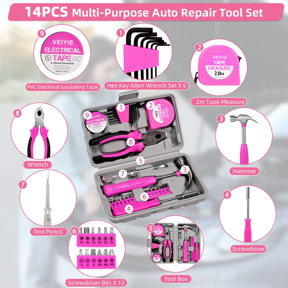 VEIYIE pink jumper cables close-up, frost-resistant PVC protection