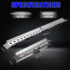 VENDAV ramp folded with carry handles for easy transport benefit