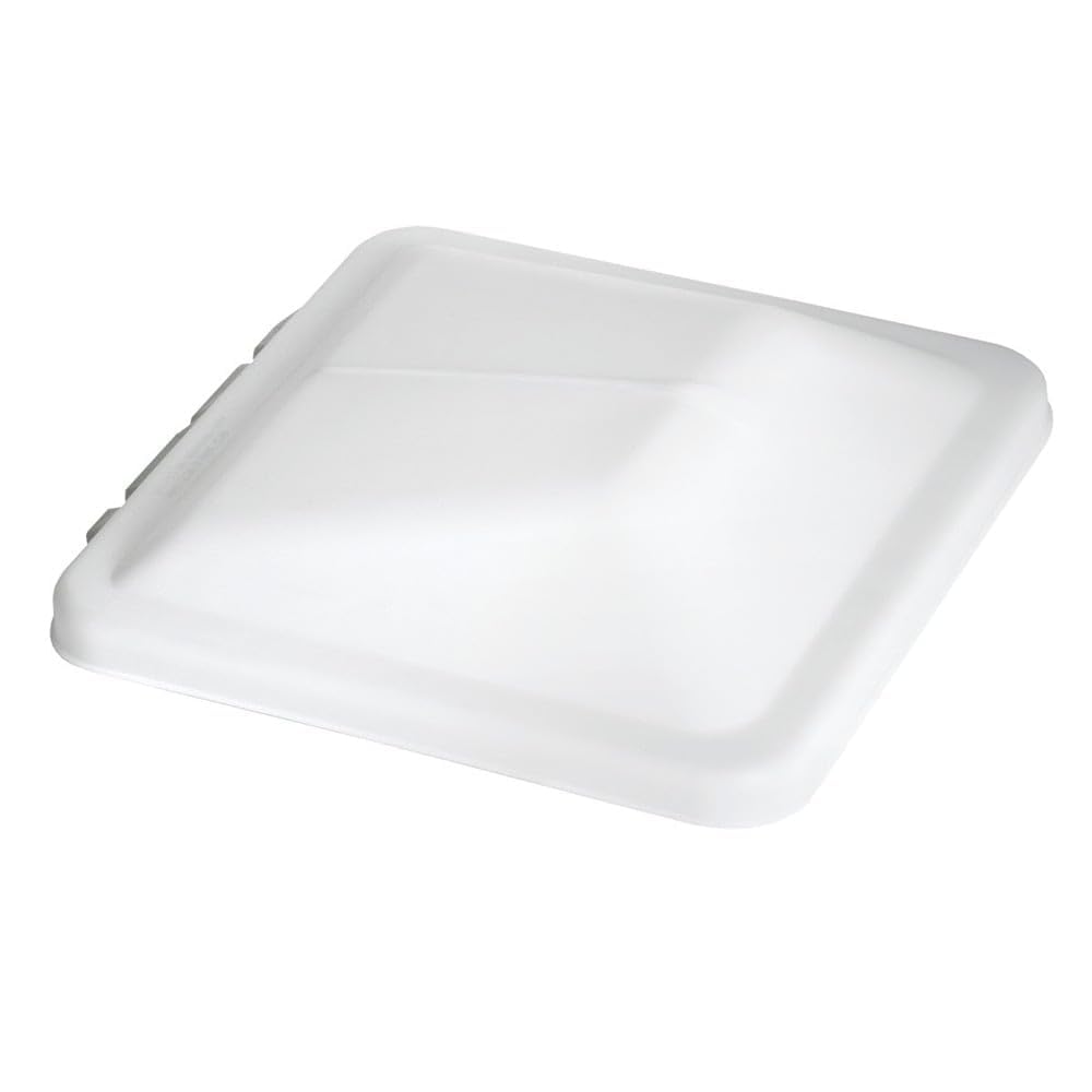 Ventline white 14-inch lid front view showing clean finish and easy replacement
