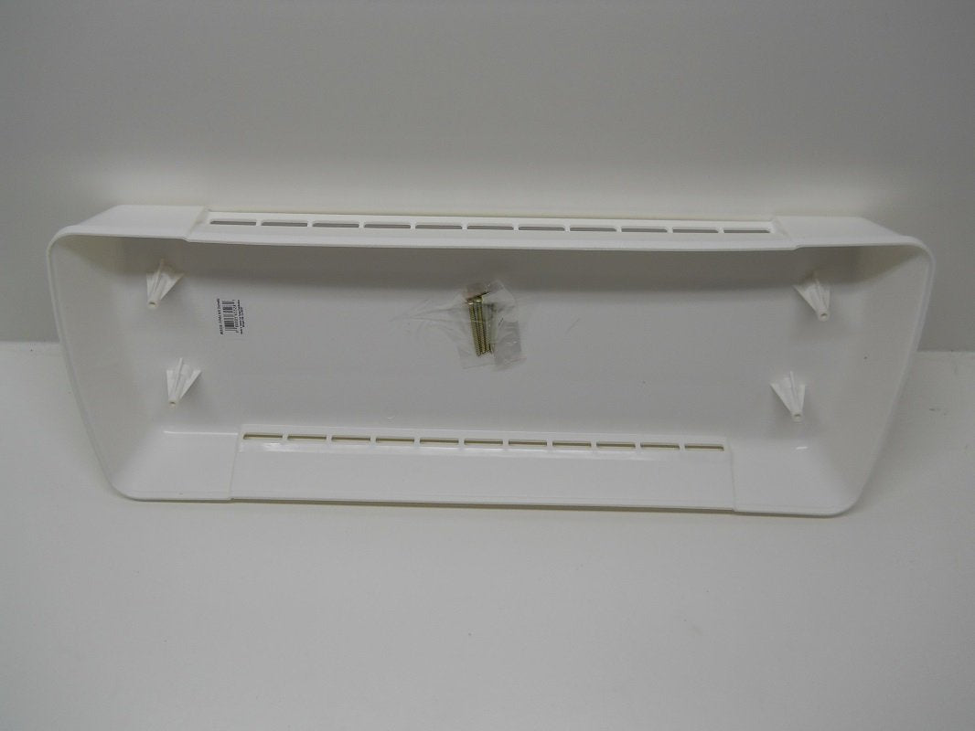 Ventmate vent lid close-up of screw holes and edge detail for precise alignment benefit