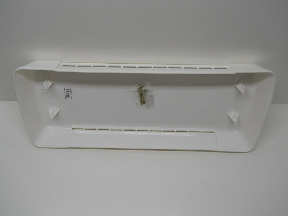 Ventmate vent lid close-up of screw holes and edge detail for precise alignment benefit